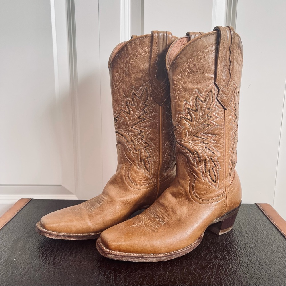 Rocky Original Ride Women's Cowboy Boots Tan Brown Size 7
